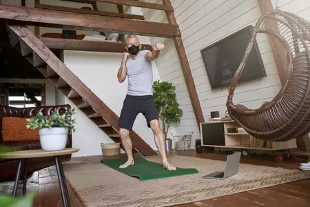 entrenamiento de boxeo en casa 